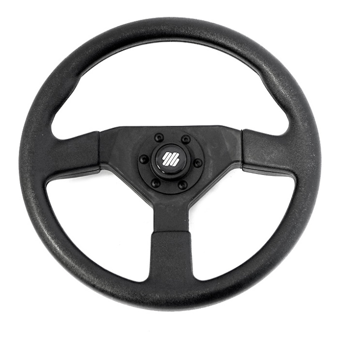 Колесо рулевое Ultraflex 350мм чёрное ударопрочный термопластик (V.38B)